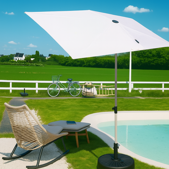 아이스타스 360도 회전 파라솔 사각 대형 낚시 비치 해변 휴대용 캠핑 감성 햇빛가리개, 360도 파라솔 본품