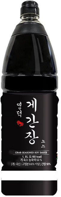 영덕농수산 영덕게간장소스, 1개, 1.8L