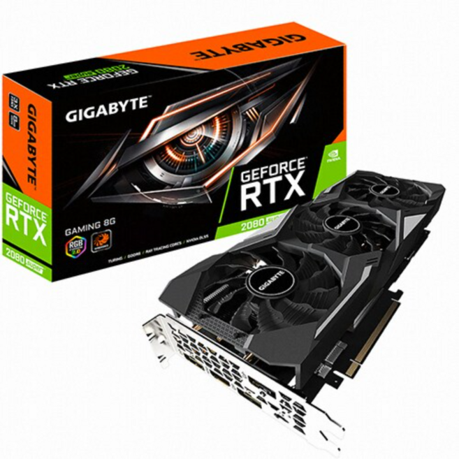 GIGABYTE 기가바이트 지포스 RTX 2080 SUPER GAMING D6 8GB, 중고
