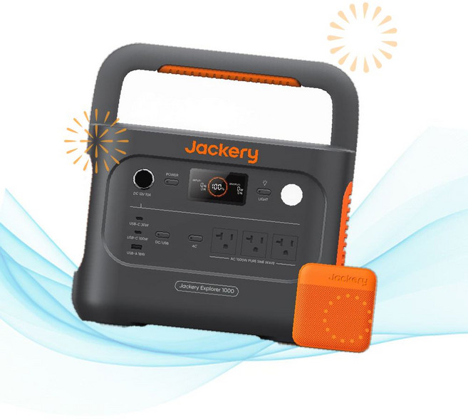 Jackery 잭커리 고속 충전기 익스플로러 1000 v2 휴대용 파워 스테이션 3포트 102W YM