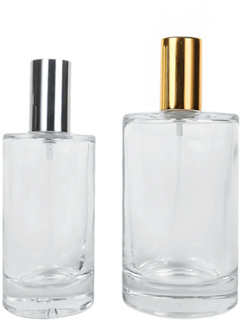 [드그라쎄] 향수 스프레이 용기 공병, 64.롱라운드 퍼퓸 글라스 50ml(실버캡), 1개