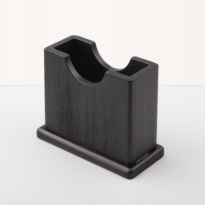 원목 냅킨꽂이 업소용 식당 냅킨홀더 네프킨꽂이, 1개, 월넛블랙