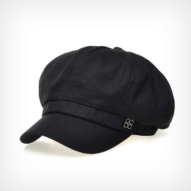 PON901.데님 면 린넨 남성 여성 뉴스보이캡 헌팅캡 봄 여름 빵모자