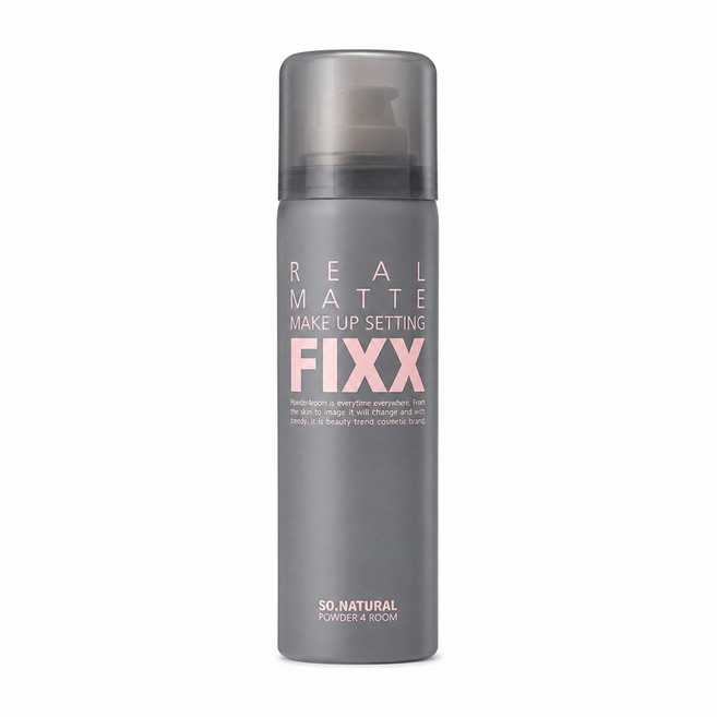 SO.NATURAL ALL DAY TIGHT 粉底定妝噴霧, 灰瓶粉字 75ml, 1件