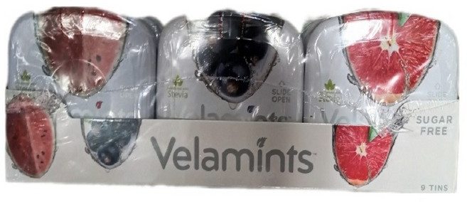 졸음방지 사탕 벨라민트 후루츠 과일맛 캔디 상큼한 입냄새제거, 20g, 9개