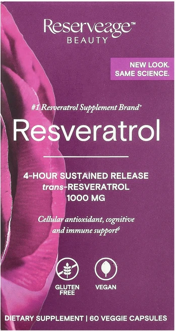 Reserveage Beauty 레스베라트롤 베지 캡슐 60정, ReserveageBeauty레스베라트롤베지캡슐60정, 1개 - 쿠팡