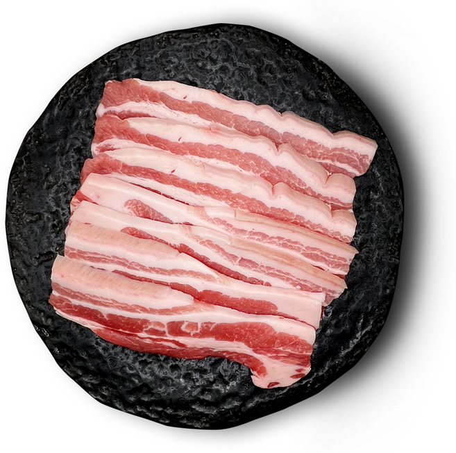 국내산 1등급 한돈 삼겹살 300g (냉장), 국내산 1+등급 한돈 삼겹살 300g (냉장), 1개