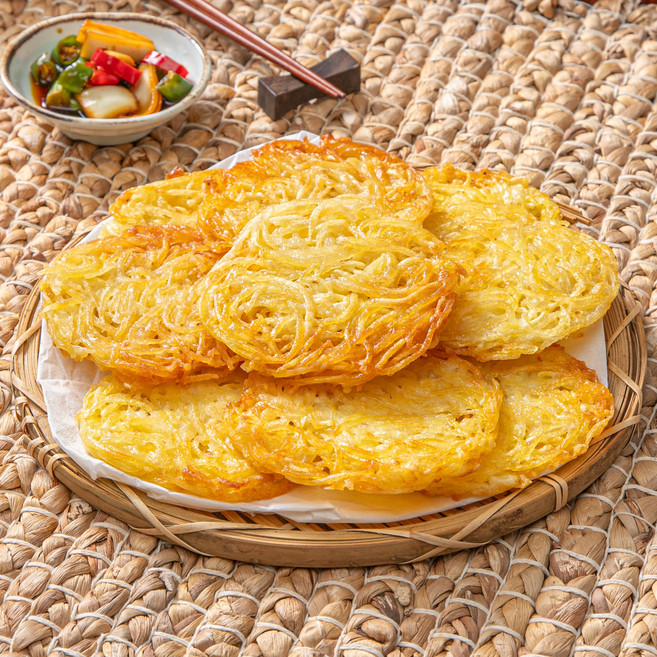 명인 일품 바삭 감자채전, 8개, 300g