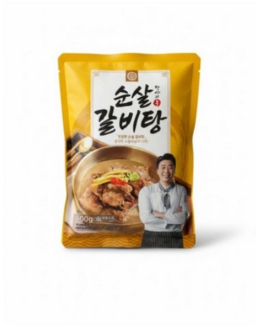 장사의신 순살 뼈없는갈비탕 600g, 5개