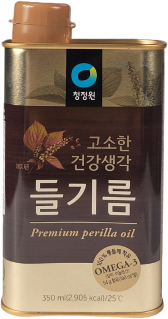 청정원 들기름선물 청정원 고소한 건강생각 들기름 오메가3함유 1개입, 1개, 350ml