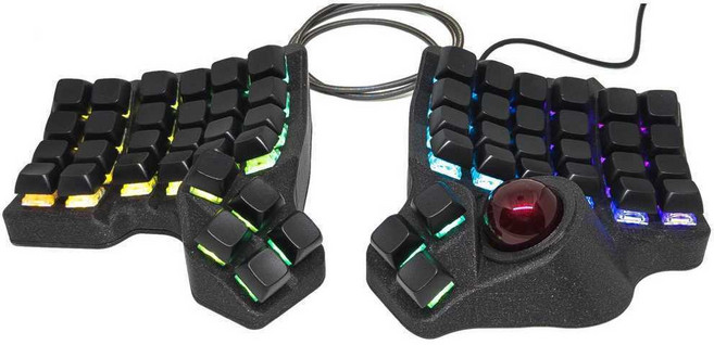 분할 키보드 인체 공학 게임 매크로 트랙볼 게이밍, 녹축, Charybdis 키트(납땜되지 않음), Charybdis 키트(납땜되지 않음)