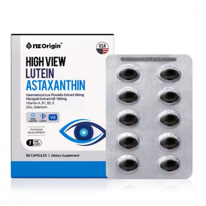 엔젯오리진 하이뷰 루테인 아스타잔틴 30g, 60정, 1개