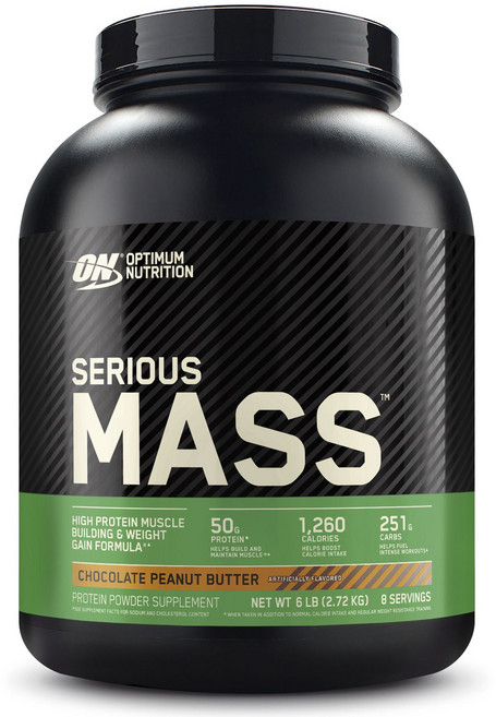 옵티멈뉴트리션 시리어스 매스 초콜릿 피넛 버터, 1개, 2.72kg