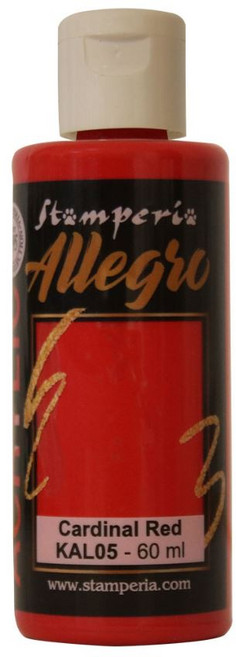 Stamperia 義大利 壓克力顏料 60ML一般色 彩繪 藝術創作 麥手作, KAL05教主紅, 1個