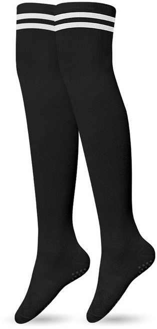 크로커다일 여성용 골프 논쿠션 링글 오버니삭스 CD215, 블랙, 1개