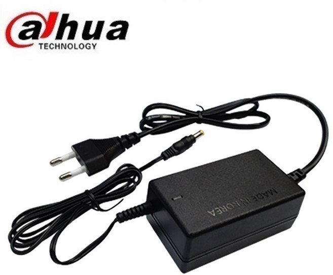 다후아 Dahua CCTV 카메라 녹화기 호환 국산 전원 어댑터 DC 12V 2A, 1개