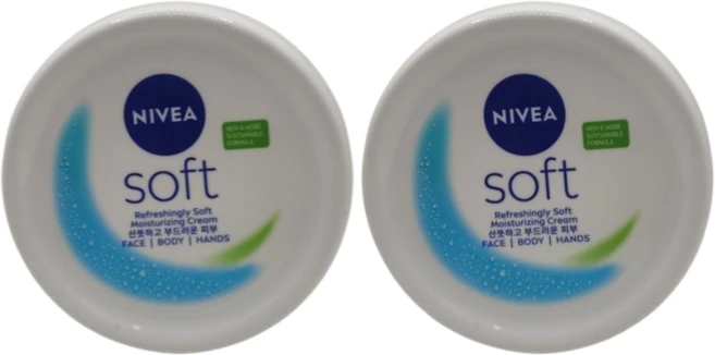 니베아 소프트 리프레싱 모이스처라이징 크림, 200ml, 2개 - 쿠팡