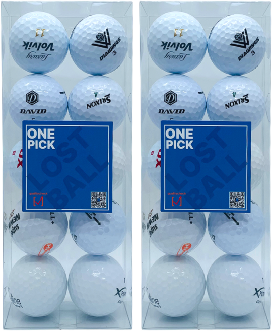 [원픽] 초특가 행사! 유명 브랜드 골프공 특 A+/A등급 로스트볼 4월만 이 가격! 필드용볼, 화이트, 1개, 20개입