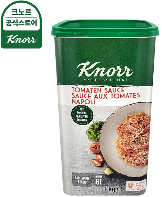 크노르 토마토 나폴리 소스 베이스 1kg, 1개