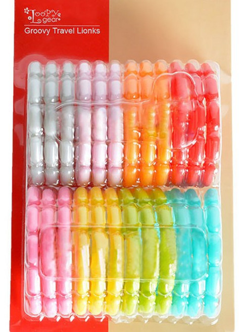 Loopy gear 牙膠圈, 1個, 紙卡+塑卡（顏色隨機）