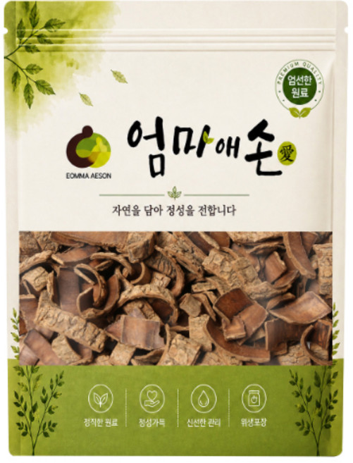 국내산 볶은 두충 두충나무 껍질, 1개, 500g