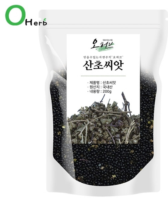 오허브 국산 산초열매 산초씨 산초씨앗 200g, 1세트