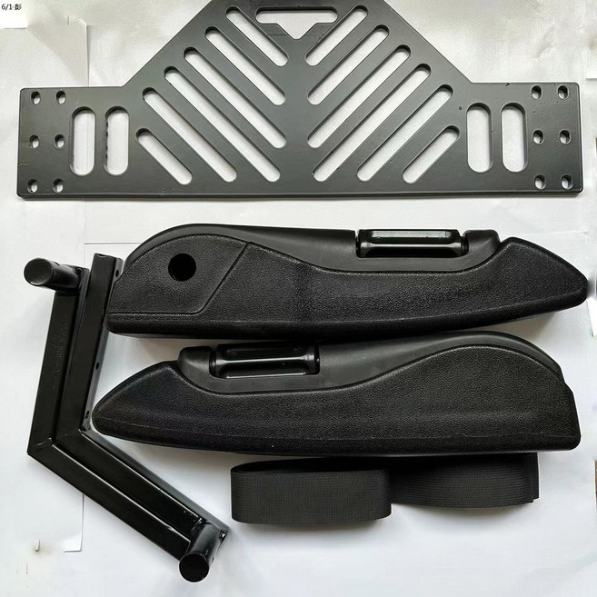 뒷자리 오토바이 팔걸이 소형 블랙 탑박스 오토바이팔걸이, A. 블랙 탄소강 안전벨트