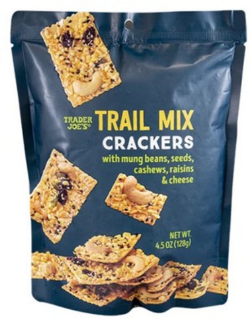 [1+1]트레이더조 트레일 믹스 크래커 128g TRADER JOE'S TRAIL MIX CRACKERS, 2개