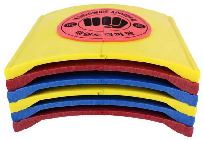 격파용 조립식 송판 기왓장 태권도 재사용 플라스틱, 1개, 블루 10장