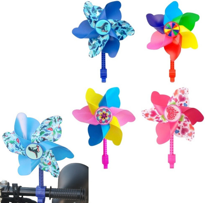 도매창고 유모차 킥보드 악세사리 장식 바람개비 자전거 씽씽카 유아 어린이, 하트