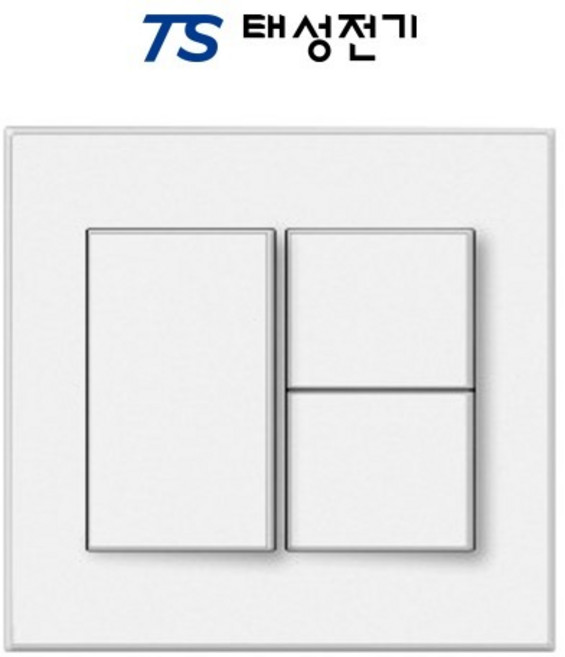 태성전기 틸인스 화이트스노우(무광) 중3구 스위치