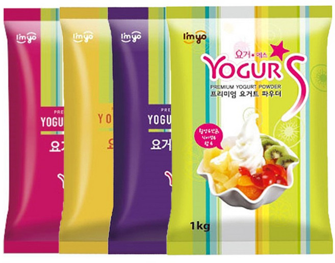 아임요 요거트 파우더 1kg 딸기 망고 블루베리, 1개, 1개, 1개입