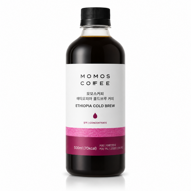 모모스커피 콜드브루 에티오피아 원액, 500ml, 2개, 1개입
