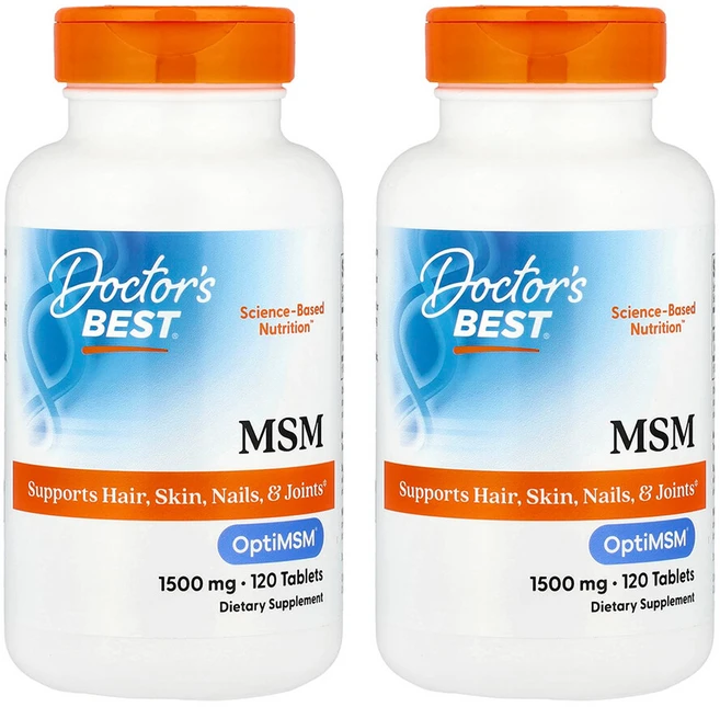 닥터스베스트 2개X OptiMSM 함유 MSM 1500mg 120정, 2개 - 쿠팡