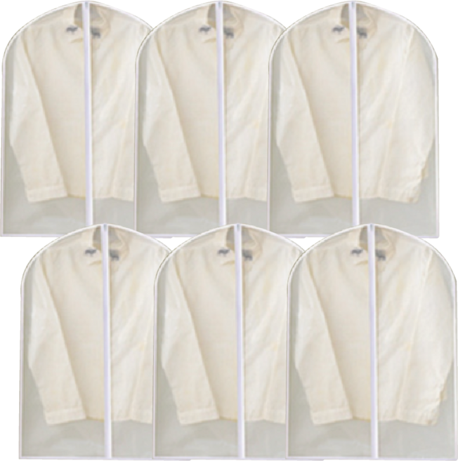 리빙포인트 EVA 반투명 옷커버 6EA, 1개입, 6개