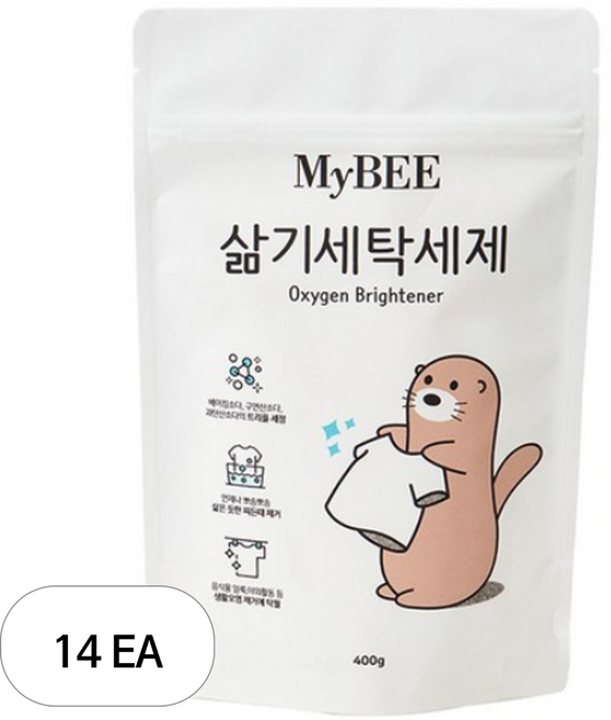 마이비 삶기 세탁세제 리필 400g, 14개