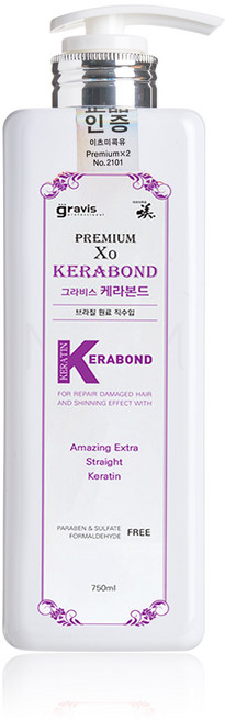 그라비스 케라본드 클리닉 750ml 오리지널 곱슬머리 복구매직 미용실전용 신데렐라 탄머리 복구, 1개