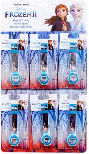 다자락 (6개) 겨울왕국2 전자 손목시계 판출고 CS
