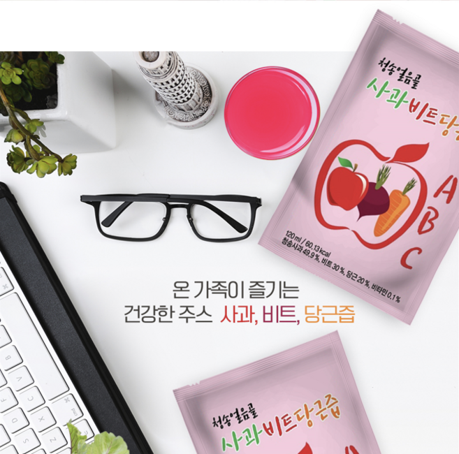 청송얼음골 ABC 쥬스, 60개, 120ml