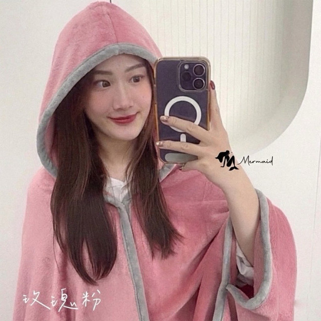 法蘭絨保暖披肩 毯子