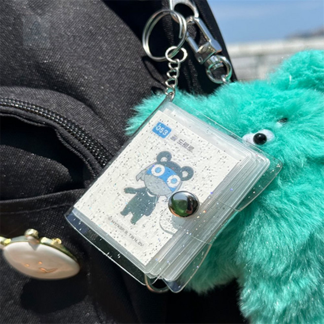 콜렉티오 띠부실 미니앨범키링 야구띠부씰앨범, 투명