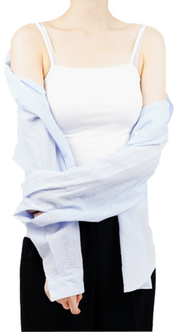 뽀너스 여성 끈나시 이너 러닝 데일리 베이직 무지 민소매 3p set