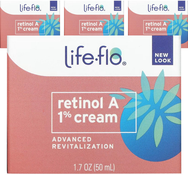 라이프플로헬스 레티놀 A 1% 어드밴스드 리바이탈라이제이션 크림, 50ml, 4개