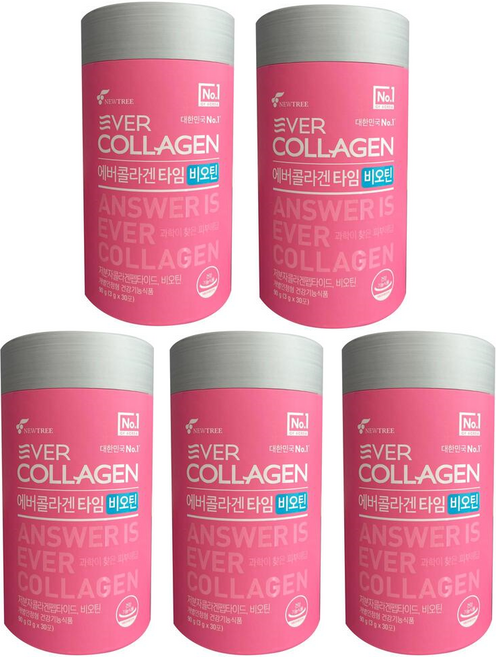 에버콜라겐 타임 비오틴, 90g, 5개