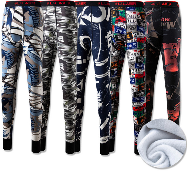 스타일잇쁨 남성용 겨울 발열 스판 기모 타이즈 레깅스 TL818