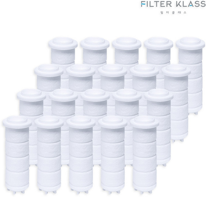 필터클라스 바디럽 퓨어썸 주방핸디형 호환 녹물제거필터, 20개