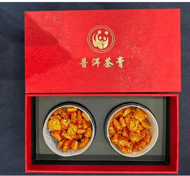 [팬더팬] 중국 운남성 푸얼시 고농축 보이차 (5년산), 1개, 90개입, 90g - 쿠팡