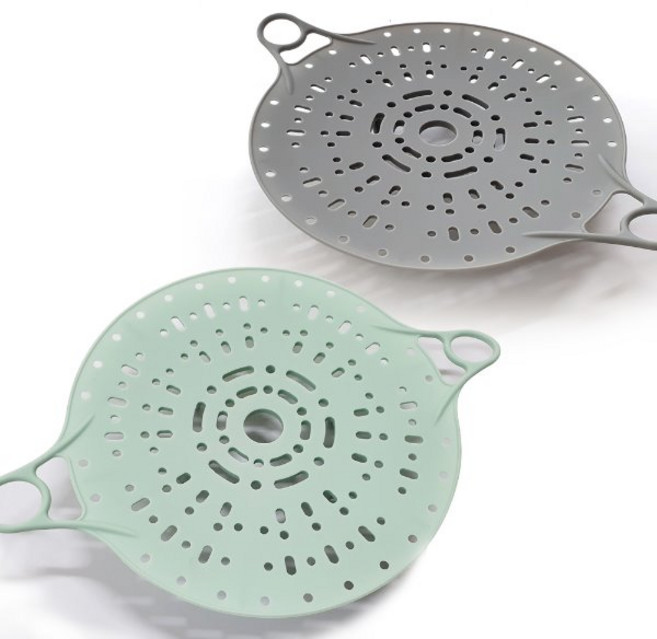 파미레 실리콘 찜받침기 23cm 국산 찜받침대 만두 새우 떡 수육 찜기, 1개