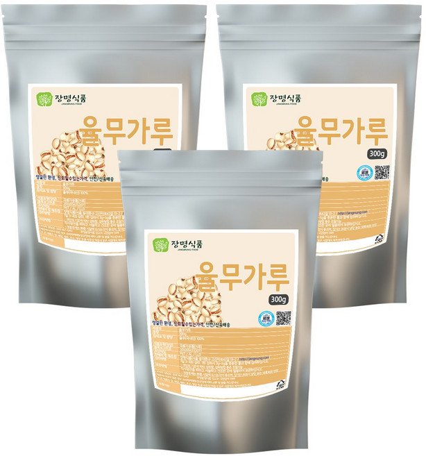 [장명식품] 생율무가루 율무팩 곡물팩 천연팩, 300g, 1개