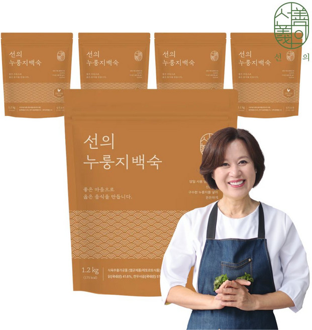 박미선의 100% 국내산 한우사 누룽지백숙 (실온), 5개, 1.2kg